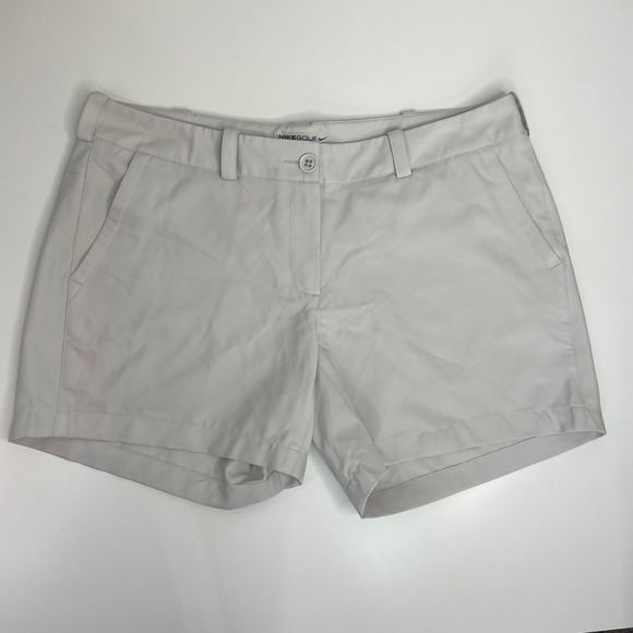 Nike Golf Pants - Nike Golf Tour Performance Dri-FIT Shorts Light Gray Womens 14 508282-072